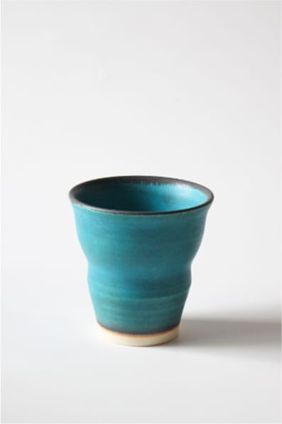陶芸体験・ろくろ体験の作品 トルコ青 ターコイズ／グラス
